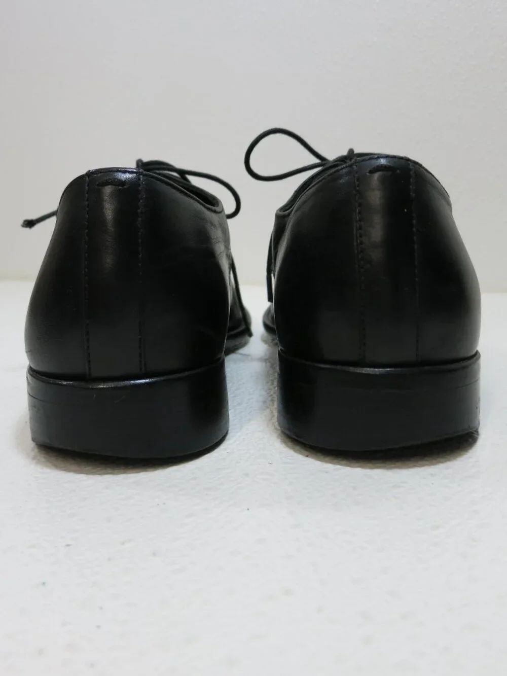 Via Spiga Black Leather Dress Oxfords Men's Footwear Formal Shoes Italy Sz 8
